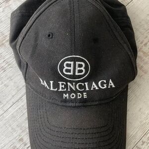 Balenciaga BB Mode Cap Faded Black